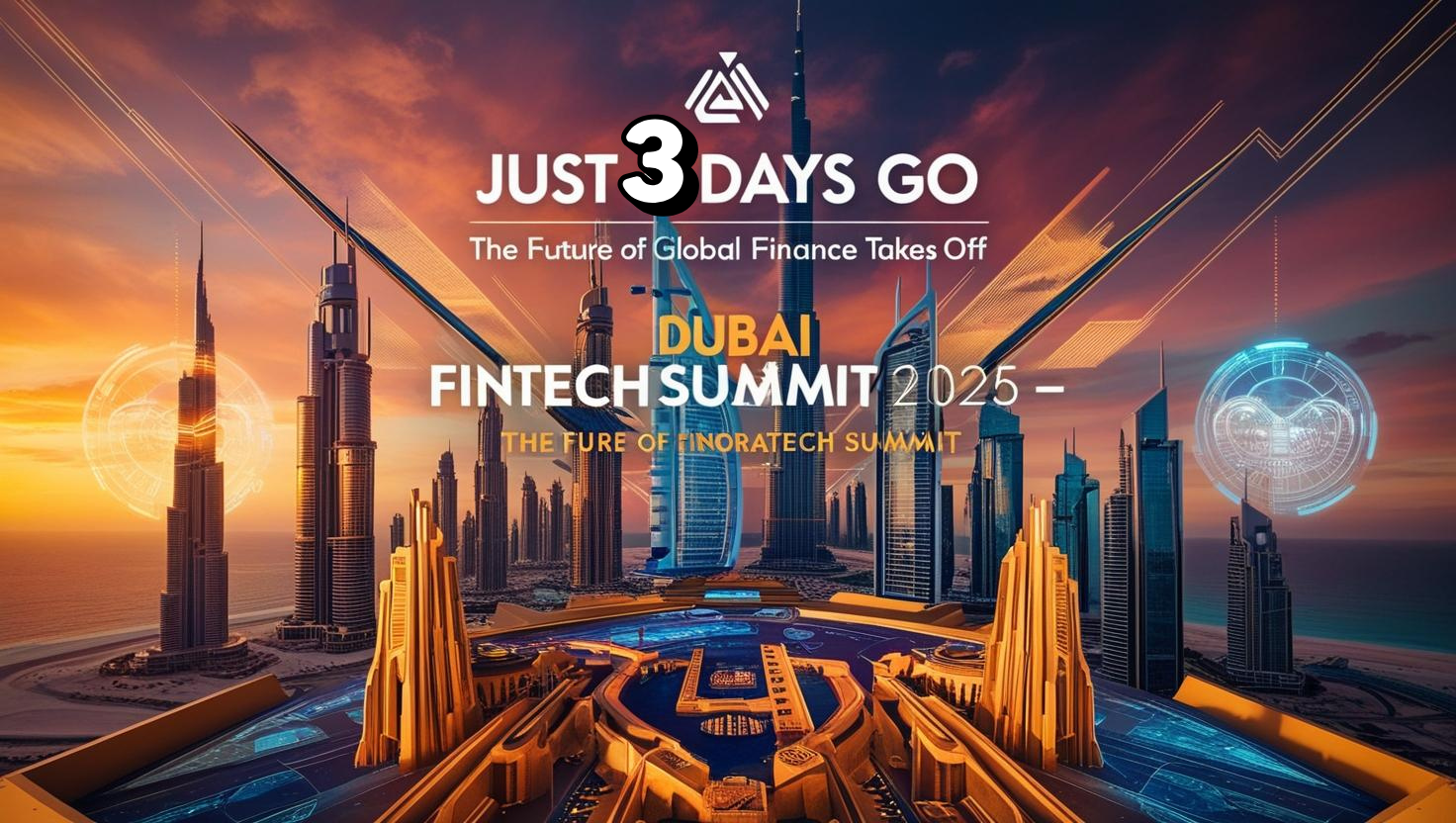 Just 3 Days to Go: Dubai FinTech Summit 2025 — The Future of Global Finance Takes Off