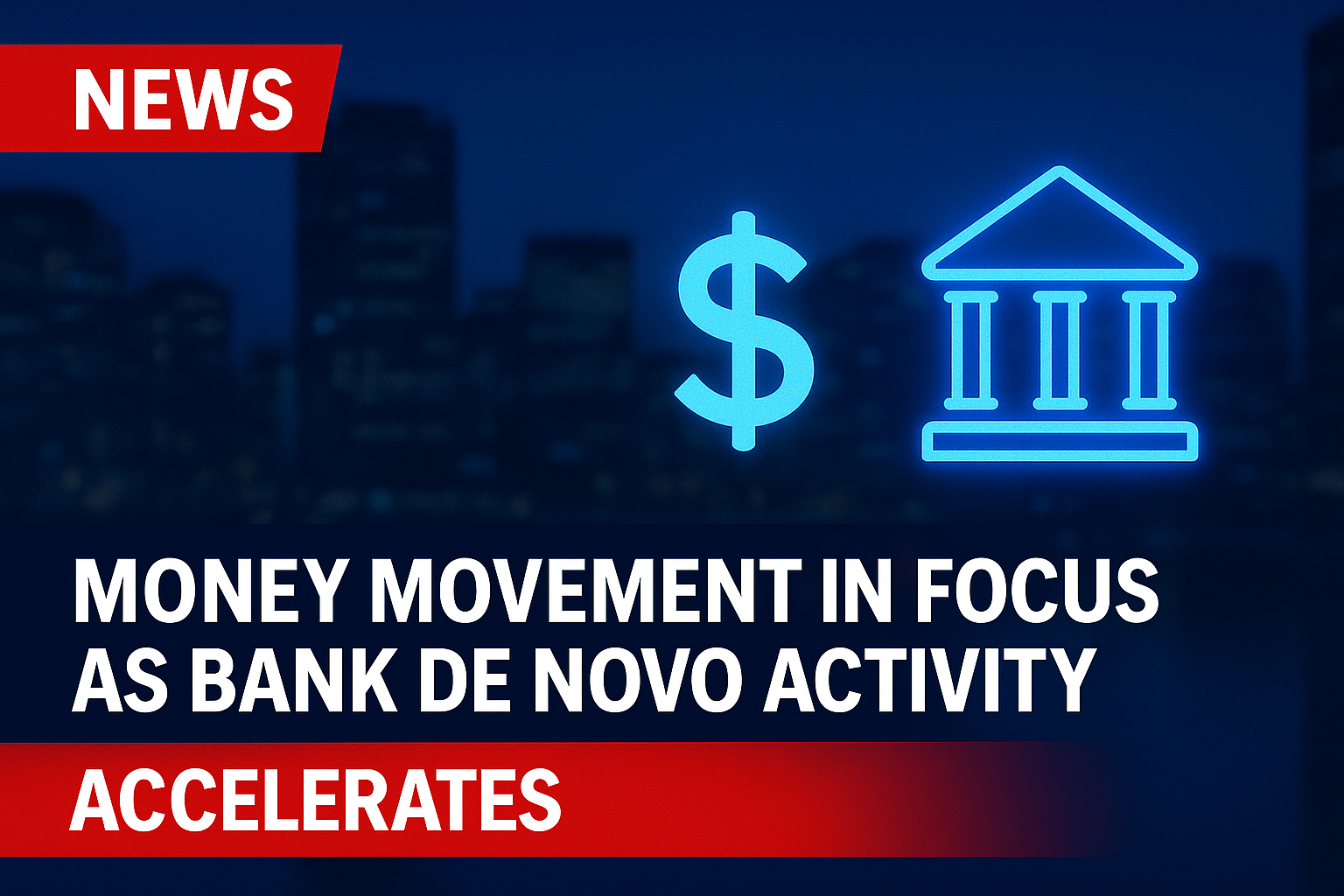 Money Movement in Focus as Bank De Novo Activity Accelerates