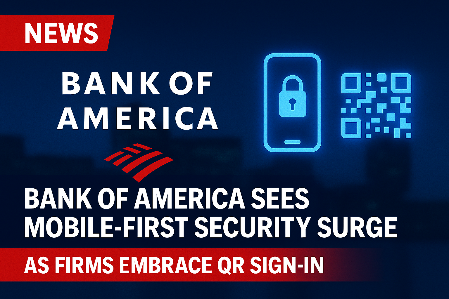 Bank of America Sees Mobile-First Security Surge as Firms Embrace QR Sign-In