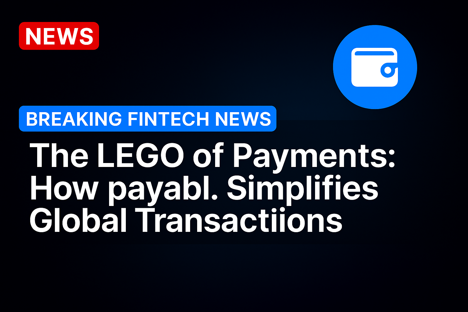 The LEGO of Payments: How payabl. Simplifies Global Transactions