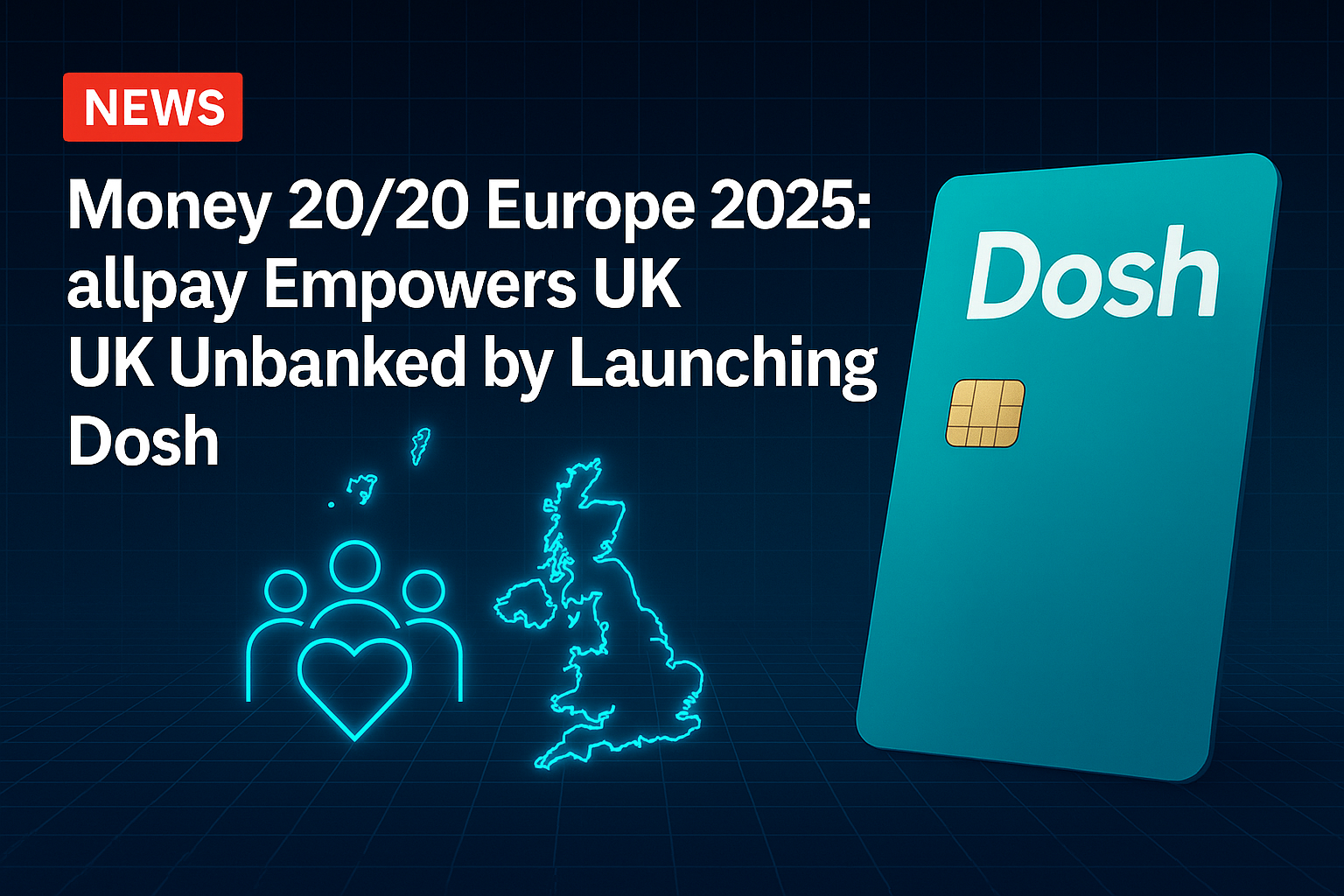 Money 20/20 Europe 2025: allpay Empowers UK Unbanked by Launching Dosh
