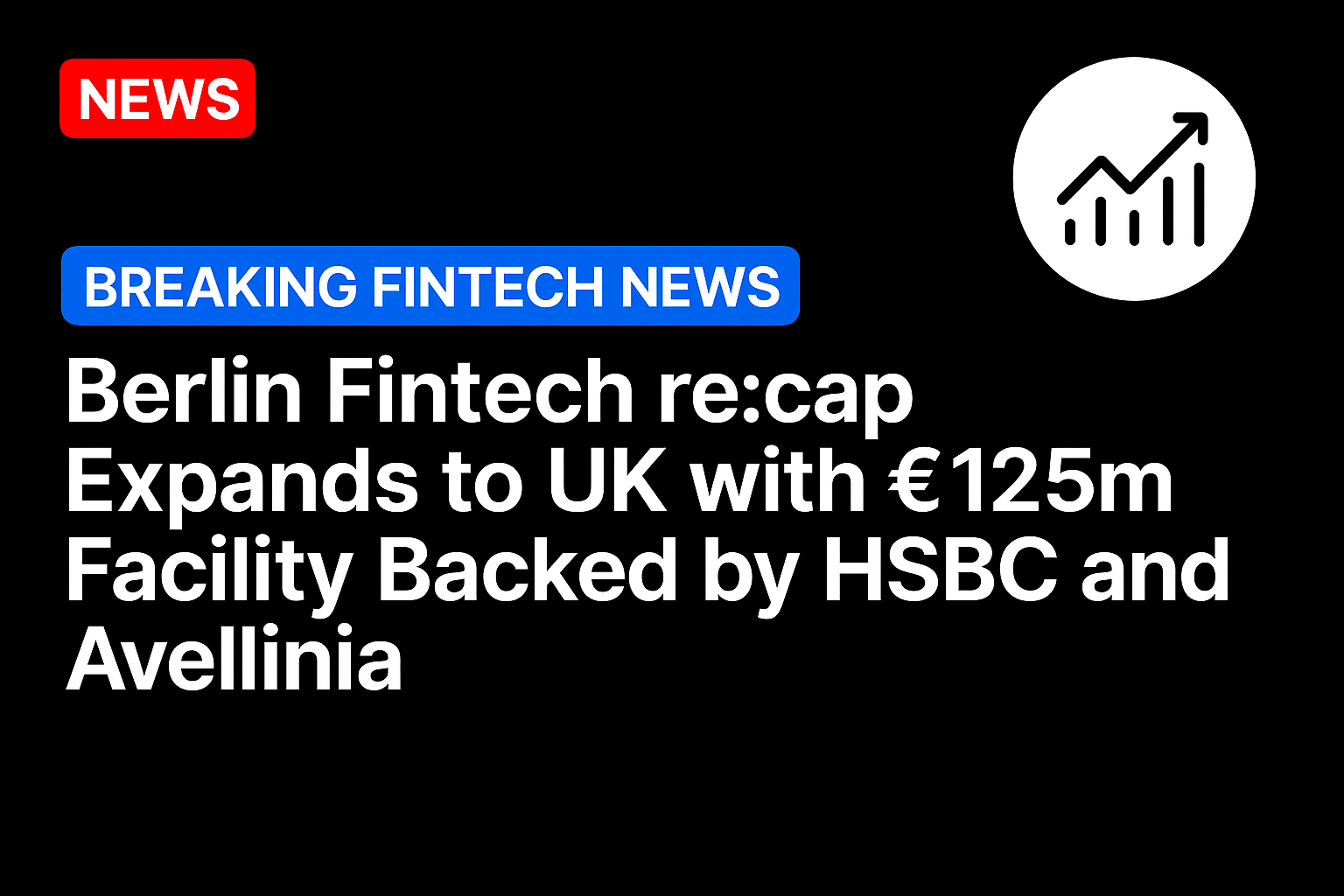 Berlin Fintech re:cap Expands to UK with €125m Facility Backed by HSBC and Avellinia