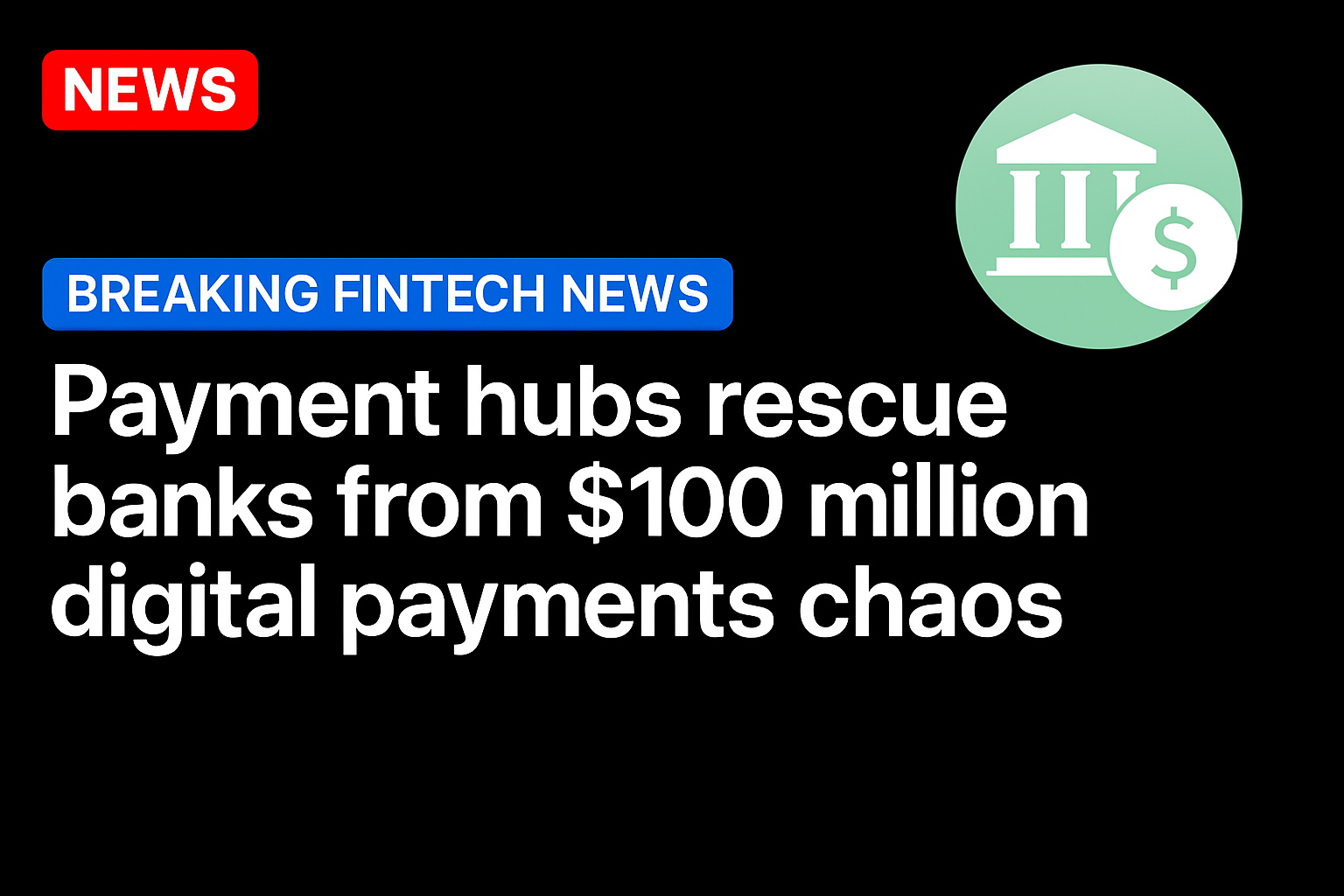 Payment Hubs Rescue Banks From $100 Million Digital Payments Chaos