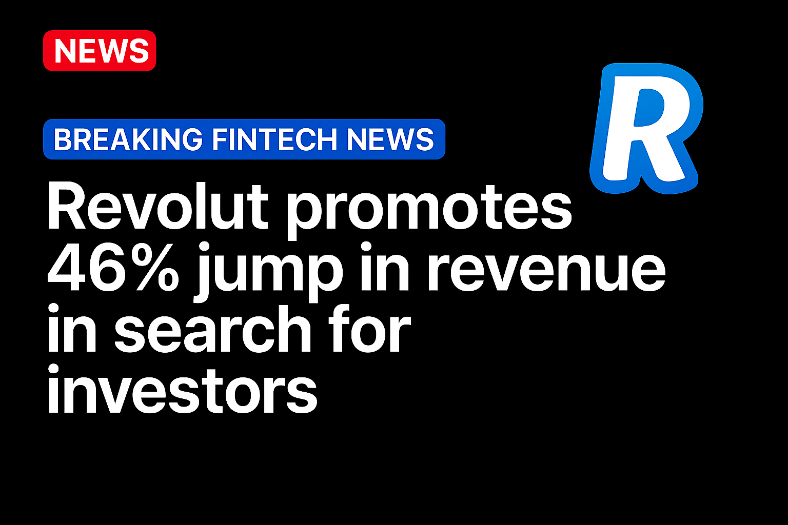 Revolut Promotes 46% Jump in Revenue in Search for Investors