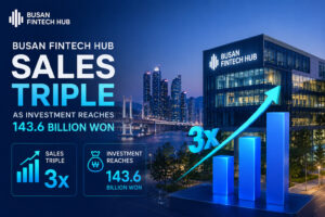Busan Fintech Hub Sales Triple as Investment Reaches 143.6 Billion Won