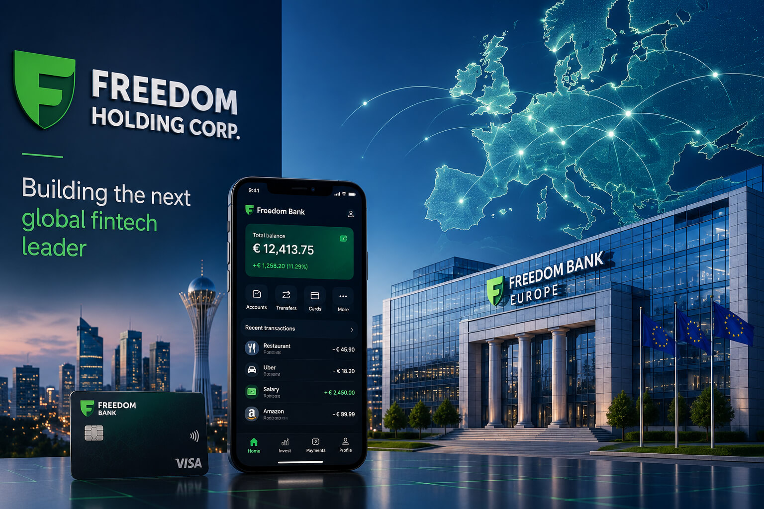 Freedom Holding European bank