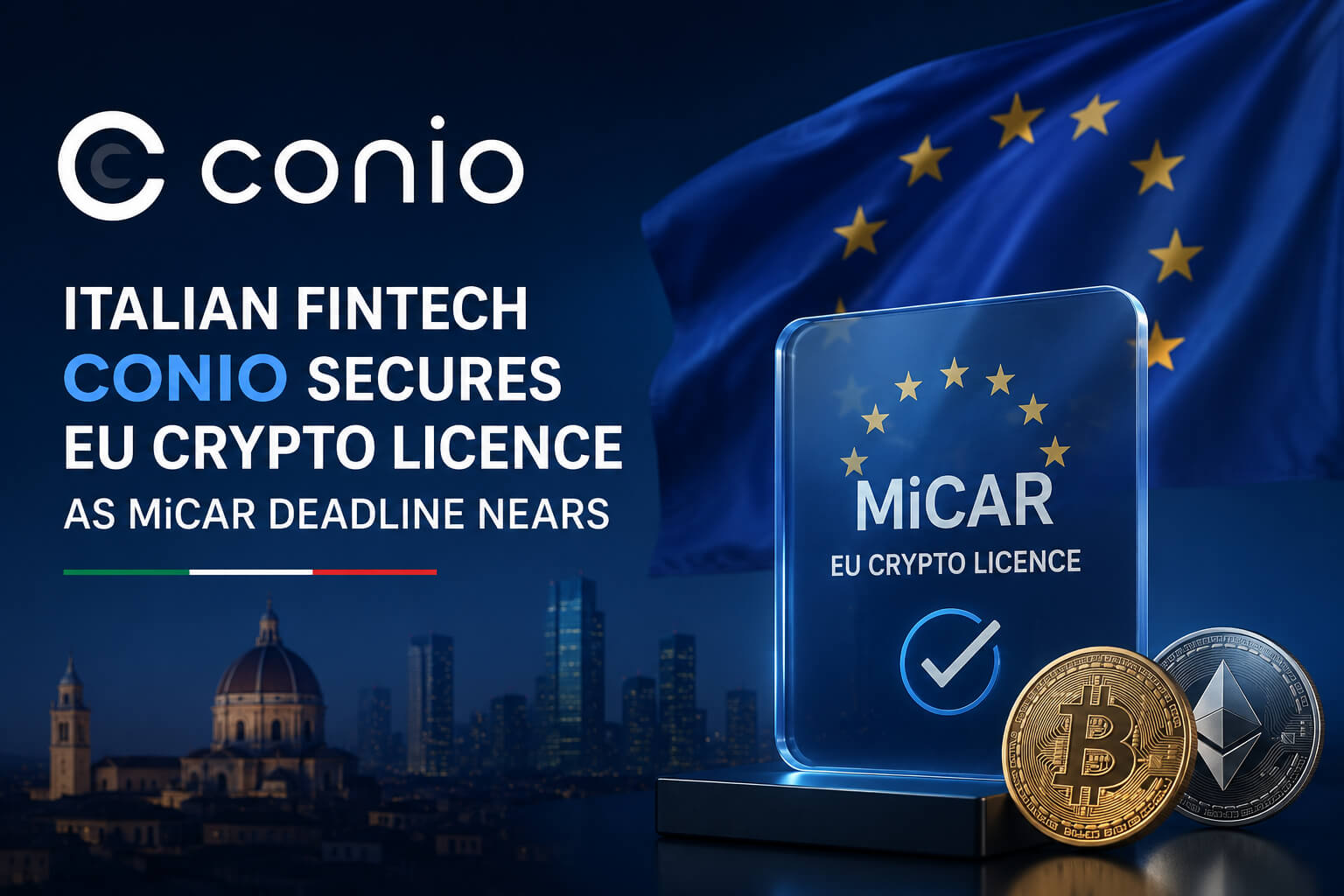 Conio MiCAR crypto licence