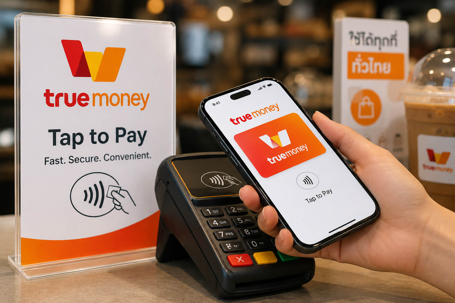 TrueMoney tap-to-pay digital payment service